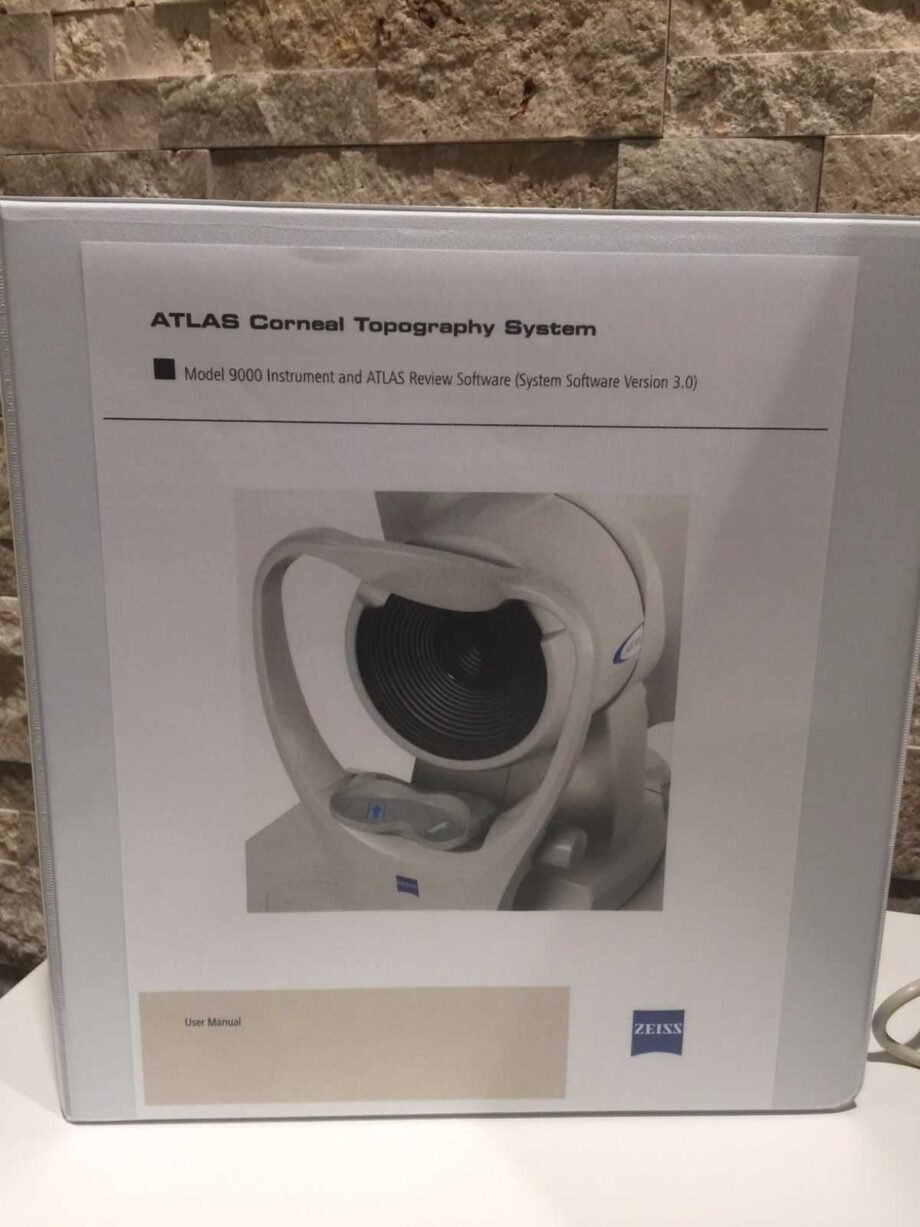 Carl Zeiss Atlas 9000 Corneal Topographer Corneal Wavefront