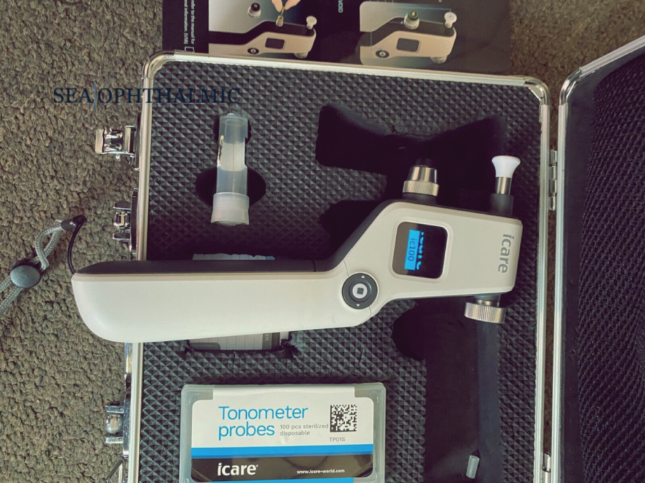 icare ic100 tonometer with free probes