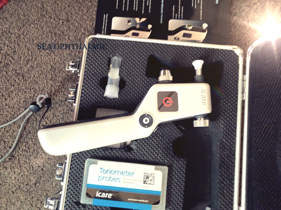 icare ic100 tonometer with free probes